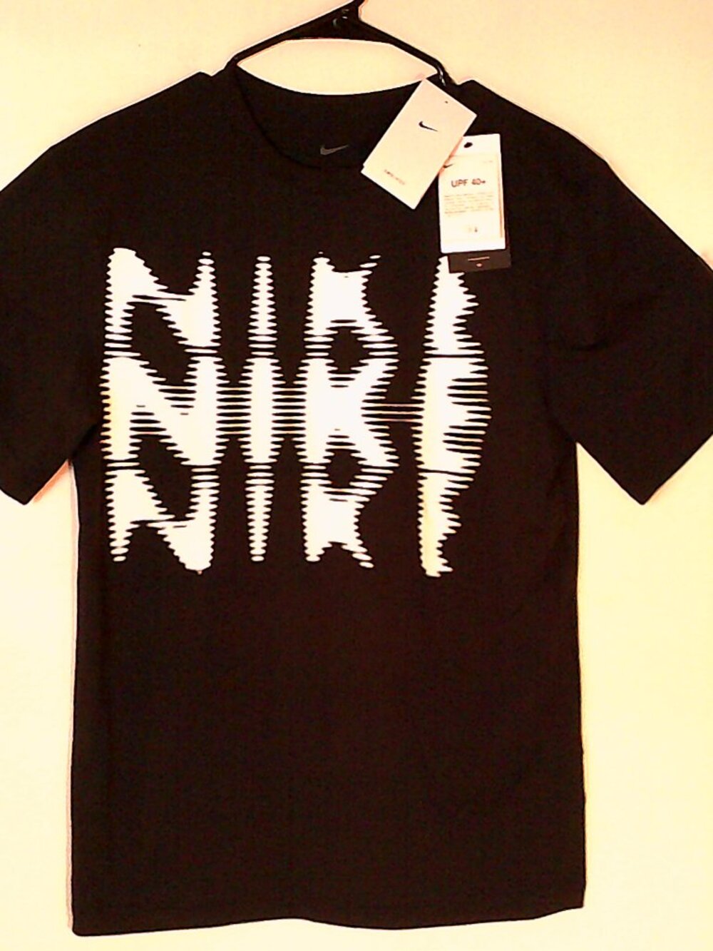 NEW NIKE DRI-FIT TRAINING "UV Hyverse Tee" MEN'S BLACK T-SHIRT SMALL HJ3074-010